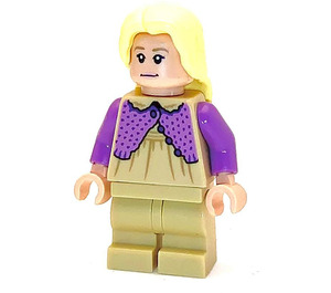 LEGO Luna Lovegood jossa Purppura ja Beige Yläosa Minihahmo