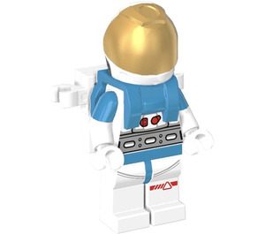 LEGO Lunar Research Astronaut - Female met Rugzak minifiguur