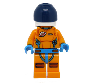 LEGO Lunar Research Astronauta W Pomarańczowy Przestrzeń Garnitur Minifigurka