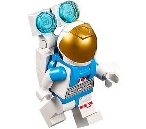 LEGO Lunar Research Astronaut - Männlich mit Rucksack Minifigur