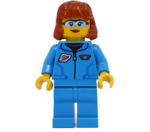 LEGO Lunar Research Astronaut mit Safety Brille Minifigur