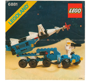 LEGO Lunar Fusée Launcher 6881 Instructions