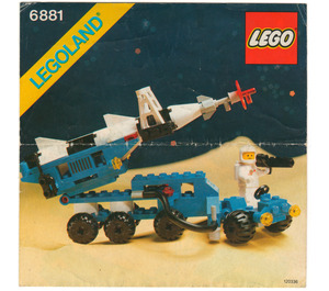 LEGO Lunar Rocket Launcher 6881 Byggeinstruksjoner