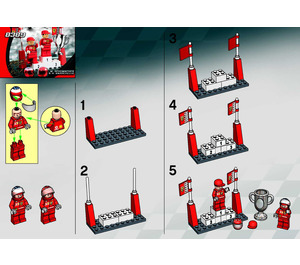 LEGO M. Schumacher and R. Barrichello Set 8389 Instructions