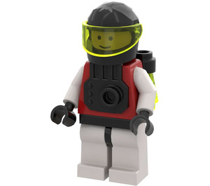 LEGO M: Tron mit Jet Pack Assembly Minifigur