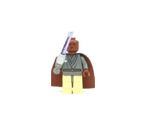 LEGO Mace Windu Minifigure with Light-Up Lightsaber