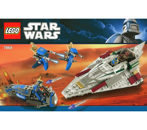 LEGO Mace Windu's Jedi Starfighter 7868 Byggeinstruksjoner