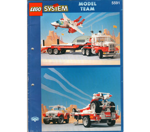 LEGO Mach II Rood Vogel Rig 5591 Instructions