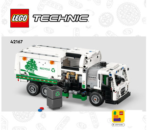 LEGO Mack LR Electric Garbage Truck 42167 Instructions