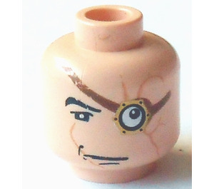 LEGO Mad-eye Moody Head (Safety Stud) (3626)