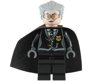 LEGO Madam Rolanda Hooch с Черно Облекло и Starched нос Минифигурка