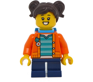 LEGO Madison - Orange Coat und Rucksack Minifigur