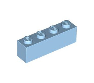 LEGO Maersk Blue Тухла 1 x 4 (3010 / 6146)