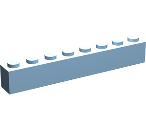 LEGO Maersk Blue Backstein 1 x 8 (3008)
