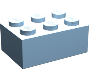 LEGO Maersk Blue Backstein 2 x 3 (3002)
