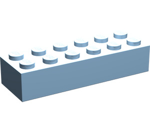 LEGO Maersk Blue Backstein 2 x 6 (2456 / 44237)