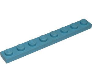 LEGO Maersk blauw Plaat 1 x 8 (3460)