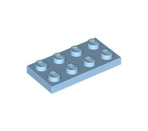 LEGO Maersk Blue Plate 2 x 4 (3020)