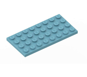 LEGO Maersk Blue Plate 4 x 8 (3035)