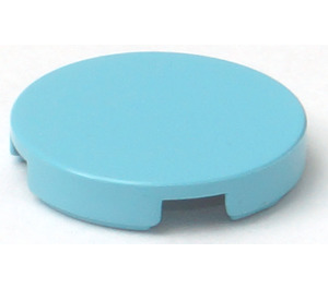 LEGO Maersk Blue Tile 2 x 2 Round with "X" Bottom (4150)