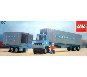 레고 Maersk Line Container Lorry 1651-2