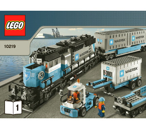 LEGO Maersk Train 10219 Instruktioner