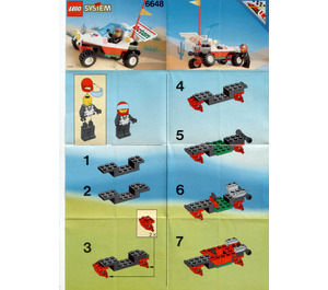 LEGO Mag Racer 6648-1 Instructions