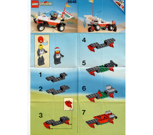 LEGO Mag Racer Set 6648-1 Instructions