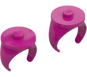 LEGO Magenta Accessoires Ring (36970)