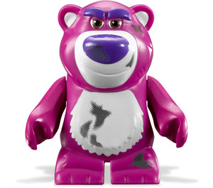 LEGO Magenta Bear (Standing) met Purple Eyebrows en Nose