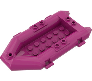 LEGO Magenta Boat Inflatable 12 x 6 x 1.33 (30086 / 75977)