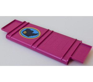 LEGO Magenta Book Hinge 16 x 16 Hinge with Mulan profile Sticker (65200)