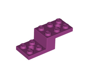LEGO Magenta Bracket 2 x 5 x 1.3 with Holes (11215 / 79180)