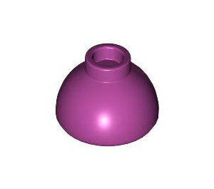 LEGO Magenta Steen 1.5 x 1.5 x 0.7 Ronde Dome Hoed (37840)