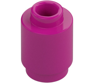 LEGO Magenta Brick 1 x 1 Round with Open Stud (3062 / 35390)