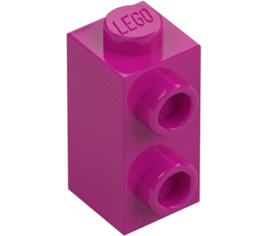 LEGO Magenta Kostka 1 x 1 x 1.6 s Dva Boční cvočky (32952)