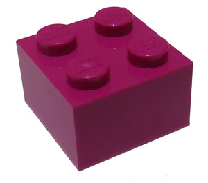 LEGO Magenta Brique 2 x 2 (3003 / 6223)