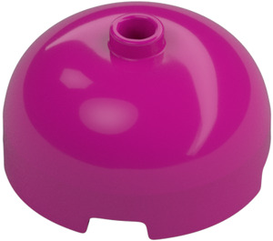 LEGO Magenta Brick 3 x 3 Round Dome (49308)