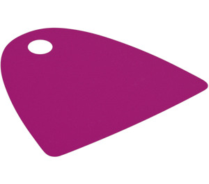 LEGO Magenta Cape with 1 Hole (37046)