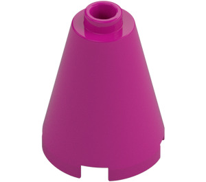 LEGO Magenta Cone 2 x 2 x 2 (Open Stud) (3942 / 14918)