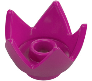 LEGO Magenta Crown Eggshell with 5 Points (39262)