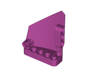 LEGO Magenta Curved Panel 14 Right (64680)