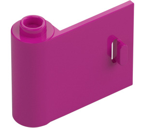 LEGO Magenta Deur 1 x 3 x 2 Links met holle scharnier (92262)