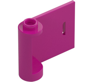 LEGO Magenta Dörr 1 x 3 x 2 Höger med ihåligt gångjärn (92263)