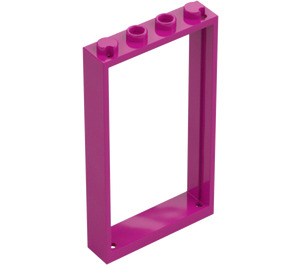 LEGO Magenta Door Frame 1 x 4 x 6 (Single Sided) (40289 / 60596)