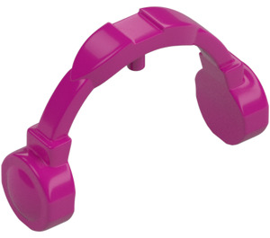 LEGO Magenta Headphones with Thin Arms (35183)