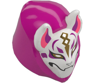 LEGO Magenta Cappuccio con Fox Maschera (105646)