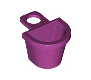 LEGO Magenta Minifig Container D-Basket (4523 / 5678)