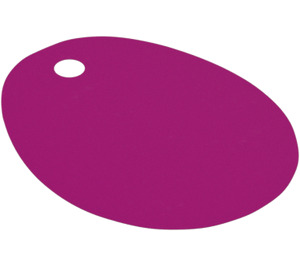 LEGO Magenta Oval Cape