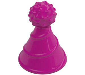 LEGO Magenta Party Hatt med Liten Stift (24131)